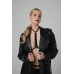 Evening Kiss Strappy Harness Bralette Black Lace Gold Accents