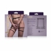 Strappy Blushing Garterbelt Black Adjustable Gold Details Soft Straps