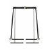 Strappy Blushing Garterbelt Black Adjustable Gold Details Soft Straps