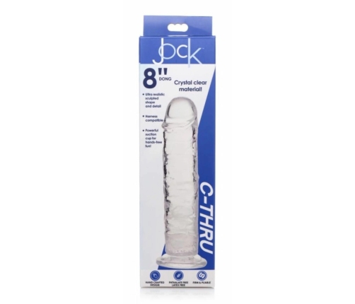 Jock C-Thru Intimate Machine Transparent 21 cm Flexible Model