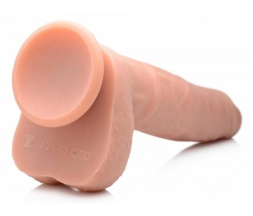 Nalone XL Vibrating & Thrusting Silicone Model with Suction Base - Black