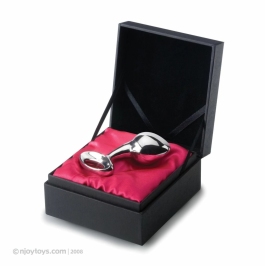 Njoy Pure Plug Large Stainless Steel Anatomical Intimate Device 3.8 cm