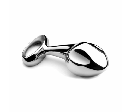 Njoy Pure Plug 2.0 Stainless Steel Model - Large Size, Ribbed Surface