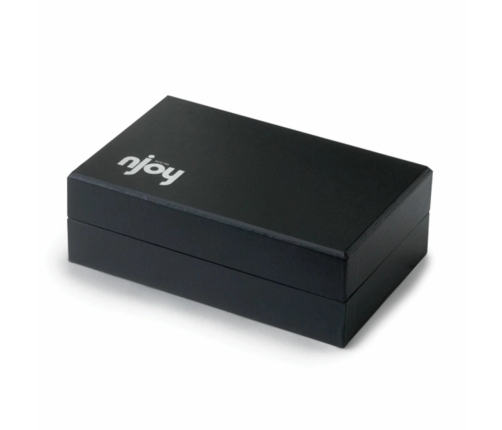Njoy Pure Plug 2.0 Stainless Steel Model - Large Size, Ribbed Surface
