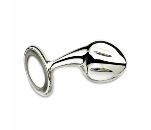 Njoy Pure Plug 2.0 Stainless Steel Model - Large Size, Ribbed Surface
