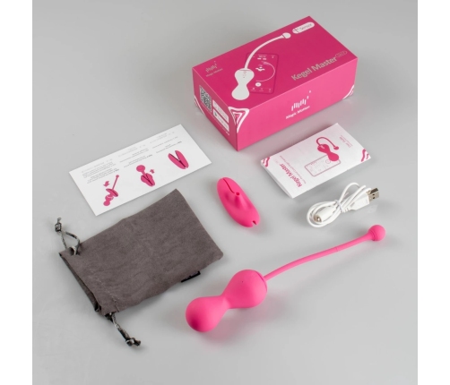 Magic Motion Smart Kegel Master Balls Pink - App-Controlled Trainer