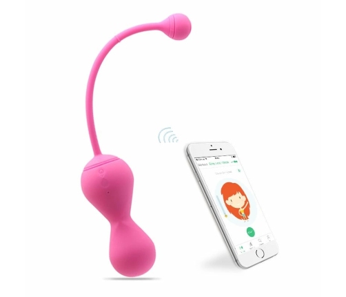Magic Motion Smart Kegel Master Balls Pink - App-Controlled Trainer