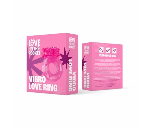 Love In The Pocket Vibrating Ring Flexible One-Use 2-8 cm