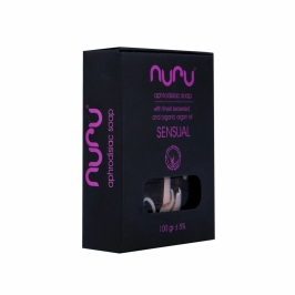 Nuru Sensual Soap 100g - Handmade Botanical Bath Bar with Rose Aroma