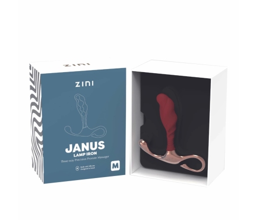 Zini JANUS Lamp Iron M Bordeaux - Anatomical Intimate Device, Medium