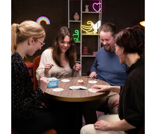 Tease & Please Hitty Titty Game - Fast-Paced Party Card Set with Bell