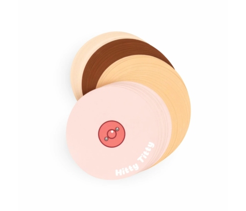 Tease & Please Hitty Titty Game - Fast-Paced Party Card Set with Bell