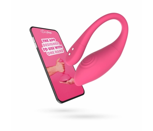 EasyConnect Aria Vibrating Egg - App-Controlled Wireless Device, Pink
