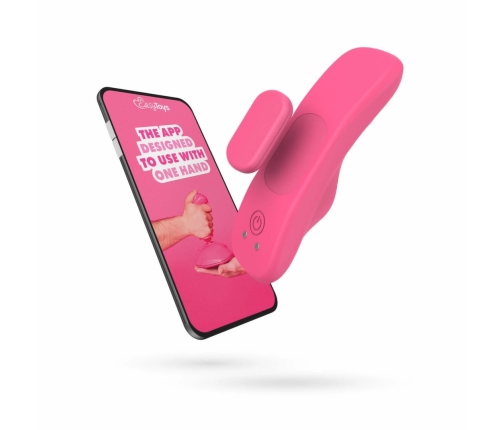 EasyConnect Zara App-Controlled Compact Panty Device - Magnetic Clip, Black