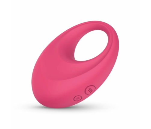EasyConnect Leo App-Controlled Vibrating Silicone Fitness Ring Black