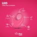 EasyConnect Leo App-Controlled Vibrating Silicone Fitness Ring Black