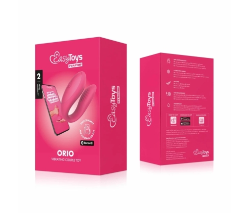 EasyConnect Orio Intimate Duo Device App-Controlled, Violet, Compact Size