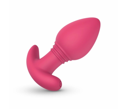 EasyConnect Axel Pink App-Controlled Vibrating Anal Device, Silicone