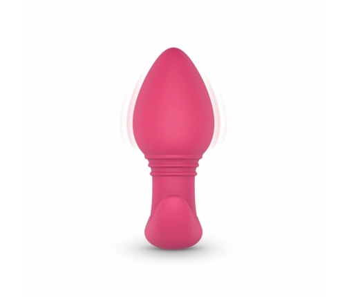 EasyConnect Axel Pink App-Controlled Vibrating Anal Device, Silicone