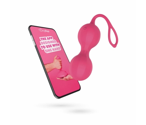 EasyConnect Stella App-Controlled Vibrating Pelvic Floor Trainer, Pink