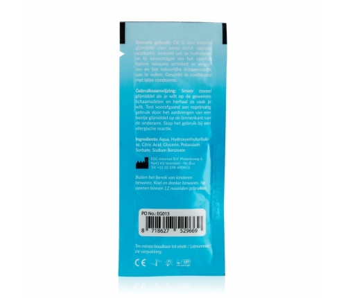 EasyGlide Water-Based Lubricant Pouch 10 ml - Compact & Travel-Friendly