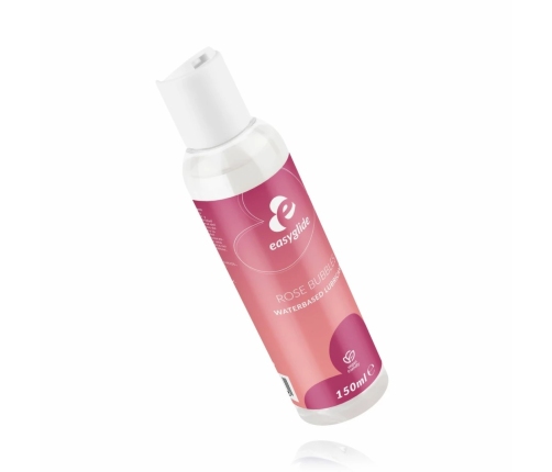EasyGlide Rose Bubbles Water-Based Lubricant 150ml, pH-Balanced Formula