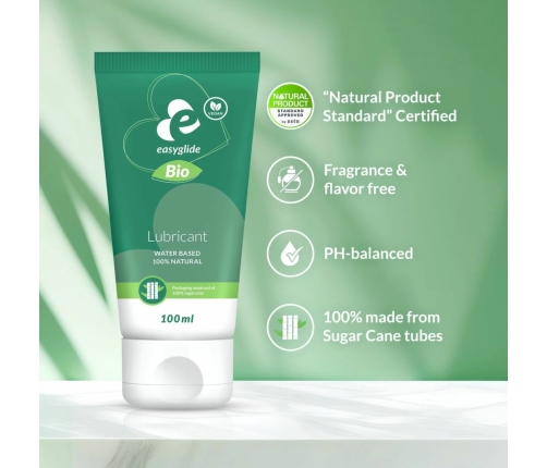 EasyGlide Bio & Natural Water-Based Lubricant 100ml Fragrance Free