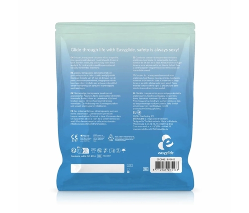 EasyGlide Original 40-Pack Anatomically Shaped Smooth Condoms