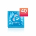 EasyGlide Ribs & Dots Intimate Protection Condoms 40 pcs Anatomical Fit