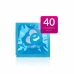 EasyGlide Extra Thin Latex Condoms 40pcs - Anatomical Fit, Ultra Sensitivity