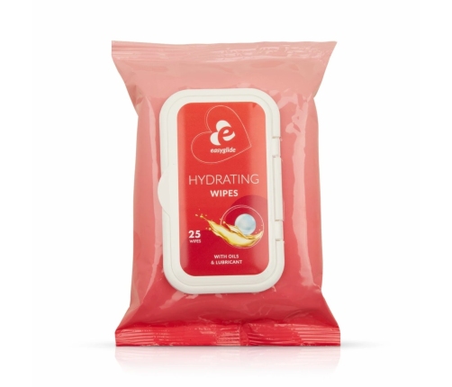 EasyGlide Moisturizing Intimate Wipes with Almond & Hemp Oils 10pcs