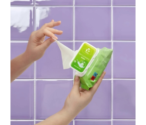 EasyGlide Toy Cleaning Wipes 25 pcs - Hygienic Care for Devices