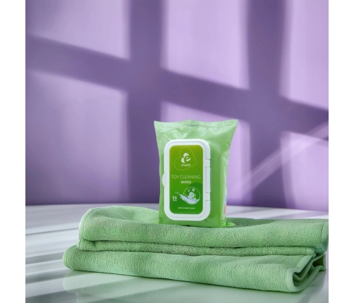 EasyGlide Toy Cleaning Wipes 25 pcs - Hygienic Care for Devices