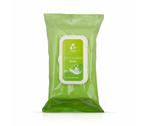EasyGlide Cleaning Wipes for Intimate Devices 100 pcs Aloe Extract
