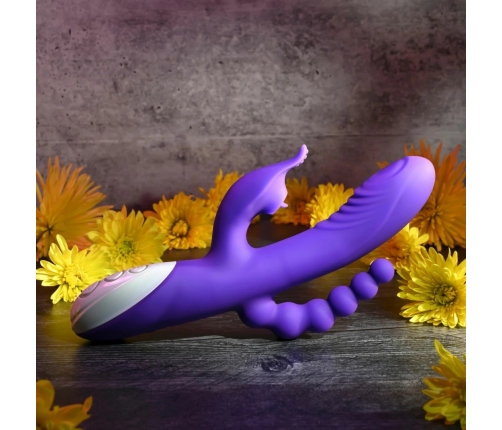 Evolved Lick Me Triple Motor Silicone Intimate Machine - Purple