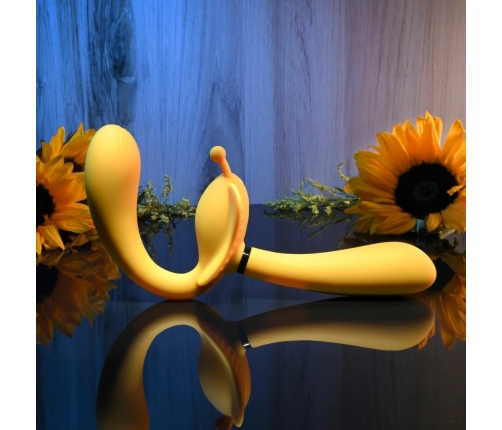 Evolved The Monarch Strapless Vibrating System Yellow Silicone USB
