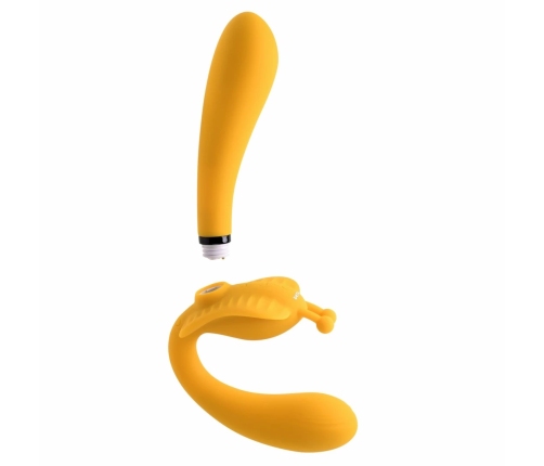 Evolved The Monarch Strapless Vibrating System Yellow Silicone USB