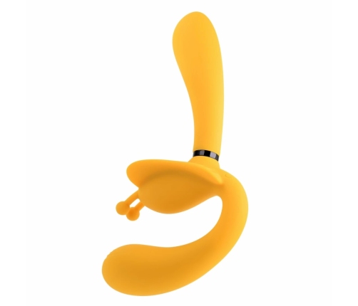 Evolved The Monarch Strapless Vibrating System Yellow Silicone USB