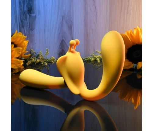 Evolved The Monarch Strapless Vibrating System Yellow Silicone USB