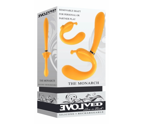 Evolved The Monarch Strapless Vibrating System Yellow Silicone USB