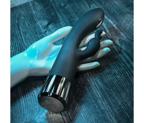 Evolved Heat Up & Chill Dual Motor Intimate System Black Silicone