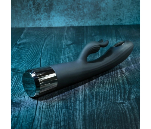 Evolved Heat Up & Chill Dual Motor Intimate System Black Silicone