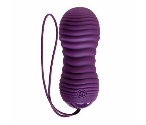 Evolved Eager Egg Remote-Controlled Vibrating Device Purple Waterproof