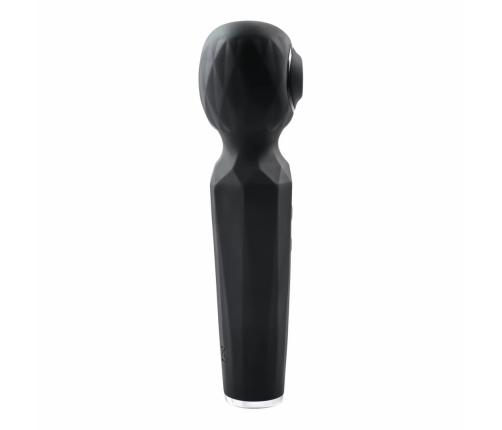 Evolved Rainbow Sucker Wand Multi-Function Stimulator Black