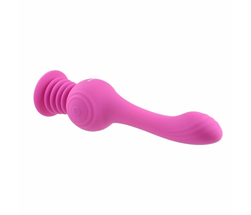 Evolved Gyro Vibe Pink Rechargeable Silicone Intimate Device 19cm