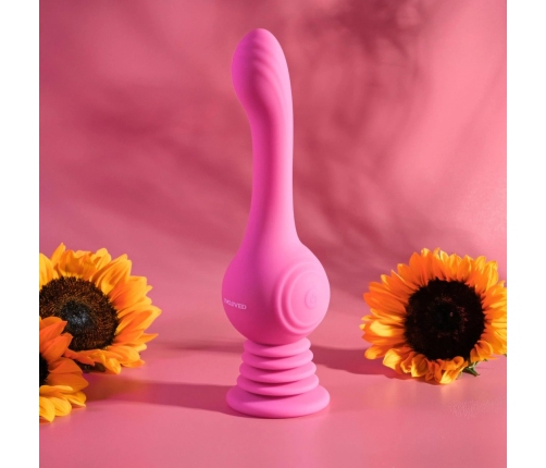 Evolved Gyro Vibe Pink Rechargeable Silicone Intimate Device 19cm