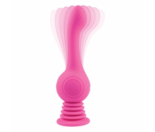 Evolved Gyro Vibe Pink Rechargeable Silicone Intimate Device 19cm