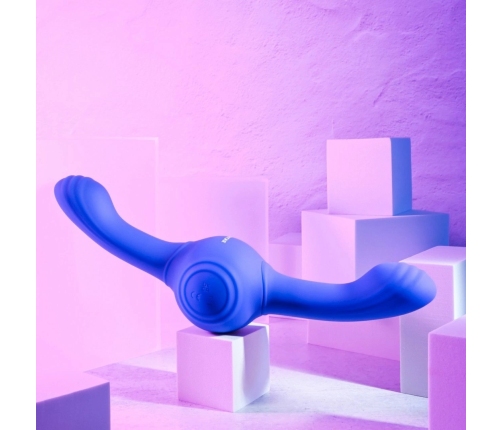 Evolved Our Gyro Vibe Dual-Ended Flexible Silicone Massager Purple