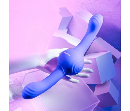 Evolved Our Gyro Vibe Dual-Ended Flexible Silicone Massager Purple