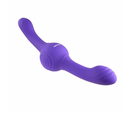 Evolved Our Gyro Vibe Dual-Ended Flexible Silicone Massager Purple